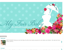 Tablet Screenshot of myfairbabyboutique.blogspot.com