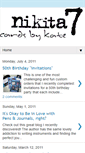 Mobile Screenshot of nikita7cards.blogspot.com