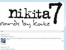 Tablet Screenshot of nikita7cards.blogspot.com