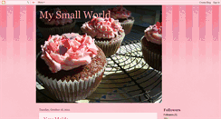 Desktop Screenshot of mysmallworldsescape.blogspot.com