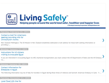 Tablet Screenshot of livingsafely.blogspot.com