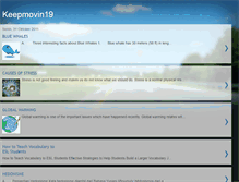Tablet Screenshot of keepmovin19.blogspot.com
