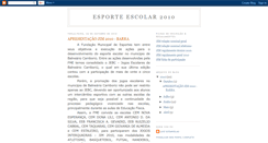 Desktop Screenshot of esporteescolar2010.blogspot.com