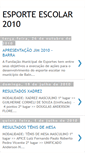 Mobile Screenshot of esporteescolar2010.blogspot.com
