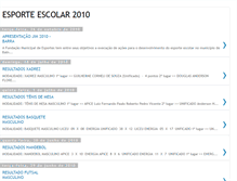 Tablet Screenshot of esporteescolar2010.blogspot.com