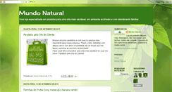 Desktop Screenshot of lojamundonatural.blogspot.com