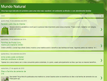 Tablet Screenshot of lojamundonatural.blogspot.com