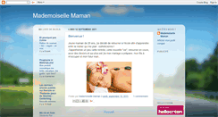 Desktop Screenshot of mademoiselle-maman.blogspot.com