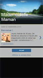 Mobile Screenshot of mademoiselle-maman.blogspot.com