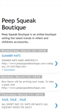 Mobile Screenshot of peepsqueakboutique.blogspot.com