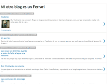 Tablet Screenshot of miotroblogesunferrari.blogspot.com