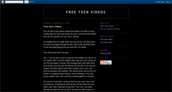 Desktop Screenshot of free-teen-videos-1660.blogspot.com