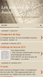 Mobile Screenshot of lecturesdejoana.blogspot.com