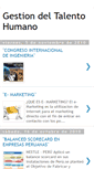 Mobile Screenshot of gestiondeltalenttohumano.blogspot.com