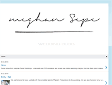 Tablet Screenshot of meghansepeweddings.blogspot.com