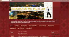 Desktop Screenshot of mejorandomisingresos.blogspot.com