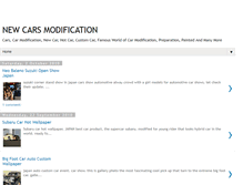 Tablet Screenshot of newcarsmodification.blogspot.com