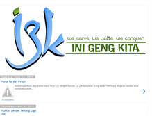 Tablet Screenshot of inigengkita.blogspot.com