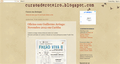 Desktop Screenshot of cursosderoteiro.blogspot.com