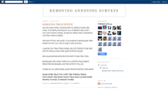Desktop Screenshot of howtoremovesurveys.blogspot.com