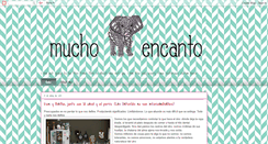 Desktop Screenshot of muchoencanto.blogspot.com