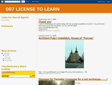 Tablet Screenshot of 007licensetolearn.blogspot.com