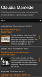 Mobile Screenshot of claudiamamede.blogspot.com