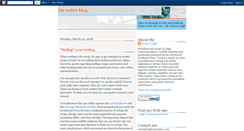 Desktop Screenshot of bizwriterblog.blogspot.com