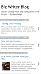 Mobile Screenshot of bizwriterblog.blogspot.com