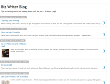 Tablet Screenshot of bizwriterblog.blogspot.com