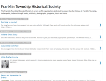 Tablet Screenshot of franklintownshiphistoricalsociety.blogspot.com