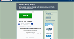 Desktop Screenshot of affiliatemoneymonster.blogspot.com