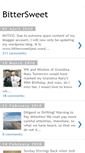 Mobile Screenshot of bittersweet-jess.blogspot.com
