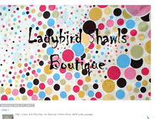 Tablet Screenshot of ladybirdshawlsboutique.blogspot.com