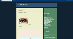 Desktop Screenshot of fatihbilsel.blogspot.com