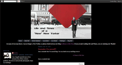 Desktop Screenshot of lifeandtimesofanewnewyorker.blogspot.com