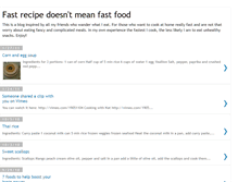 Tablet Screenshot of nataliavalencia-fastrecipes.blogspot.com