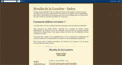 Desktop Screenshot of moulindelalussiere-index.blogspot.com