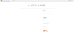 Desktop Screenshot of pigtowndesign.blogspot.com