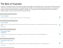 Tablet Screenshot of cluenatic.blogspot.com