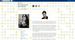Desktop Screenshot of do-you-remember-the-first-time.blogspot.com