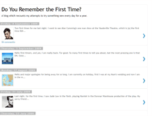 Tablet Screenshot of do-you-remember-the-first-time.blogspot.com