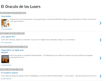 Tablet Screenshot of oraculodelusers.blogspot.com