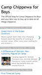 Mobile Screenshot of campchippewa.blogspot.com