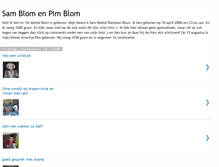 Tablet Screenshot of kleineblom.blogspot.com