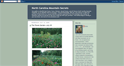 Desktop Screenshot of northcarolinamountainsecrets.blogspot.com