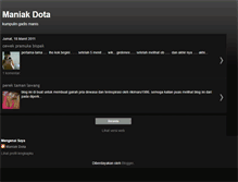 Tablet Screenshot of maniakdotainside.blogspot.com