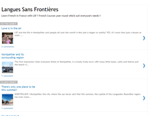 Tablet Screenshot of languessansfrontieres.blogspot.com