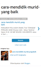 Mobile Screenshot of cara-mendidik-murid-yang-baik.blogspot.com