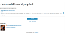 Tablet Screenshot of cara-mendidik-murid-yang-baik.blogspot.com